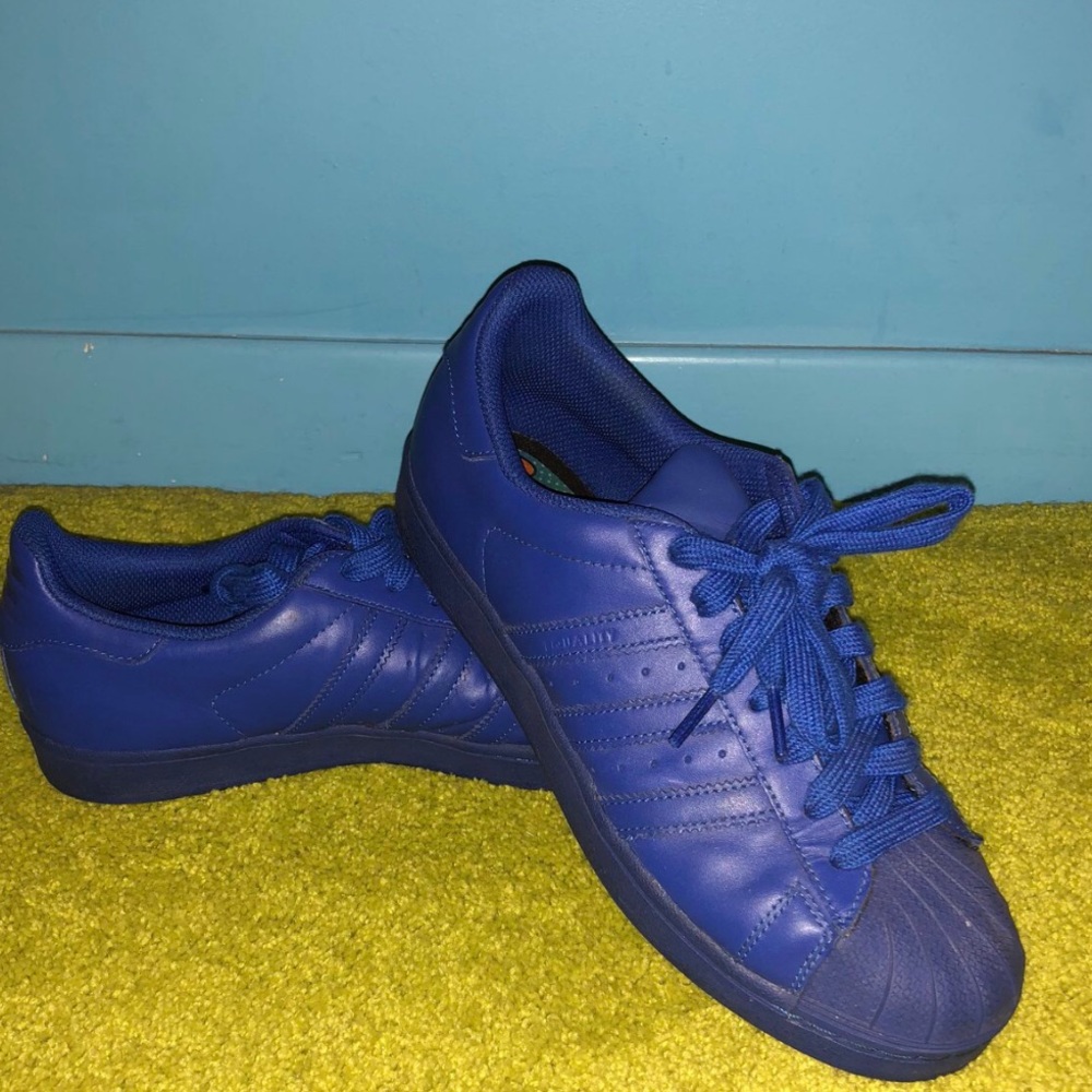 limited edition blue adidas